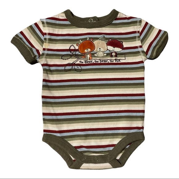 Size 3-6M DUCK DUCK GOOSE BABY BODYSUIT TOPS SHORT SLEEVE BUNDLE - Picture 2 of 16